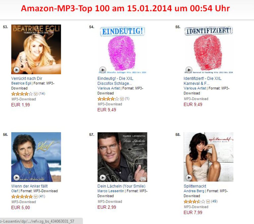 Platz 57 für 'Dein Lächeln (Your Smile)'